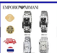 Free shipping (ของแท้) Emporio Armani ผู้ชาย แฟชั่น หรูหรา นาฬิกา AR0146 AR0156 AR0157 AR0145 26mm/30mm