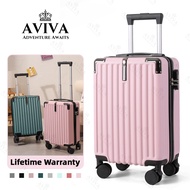AVIVA 16inch Luggage Travel Bag/Carry-on Suitcase, 360° Spinner Wheels, Cup Holder, Hidden Hooks, Co