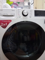 型號：LG F-C12085V2W（8.5kg洗/5kg烘 洗烘一體機）