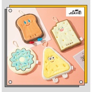 Jiaye--ready Stock Fast Shipping Korean Version Cute Cartoon Hand Towel Hanging Hand Towel Kitchen H