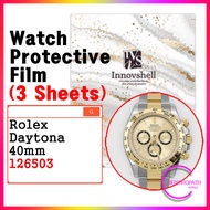 Protective Sticker for Rolex Daytona 40mm 126503 (3 sheets) / Scratch & Contamination Prevention Cov