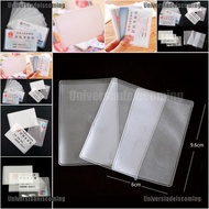 Universiadeis✿ 10Pcs Pvc Credit Card Holder Protect Id Card Business Card Cover Clear Frosted