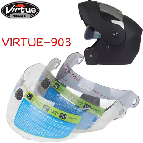 VIRTUE-903 orz-901 Model Full Face Motorcycle Helmet Visor 3 Color Flip Motorcycle Helmet Cover, Len