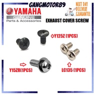 ORIGINAL COVER EXHAUST PIPE SCREW WASHER EKZOS SKRU ALLEN KEY PROTECTOR CAP YAMAHA LC135/Y125Z Y125ZR/Y15ZR Y150