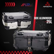 F2-Moto 25L Aluminium Top Box,Motorcycle Box Premium