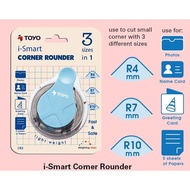 Toyo Corner Rounder /Cutter 3 Size in 1 CR3/Toyo Pemotong Sudut Bulat 3 Saiz Dalam 1 CR3/Toyo 纸张圆角器 