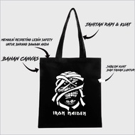 IRON TOTEBAG THICK CANVAS DRILL MATERIALMaiden IRON BAND TOTEBAG/ IRON 5Maiden