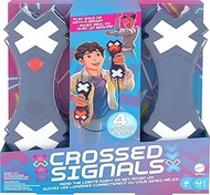 CROSSED SIGNALS Electronic Game With Pair Of Talking Light Wands, Play Solo Or With Up To 4 Players,