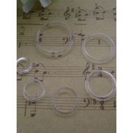 Inner 0.6 0.8 1.8cm Transparent O Hard Ring Circle Ring DIY Handmade Bra Buckle Material Clothing Ac