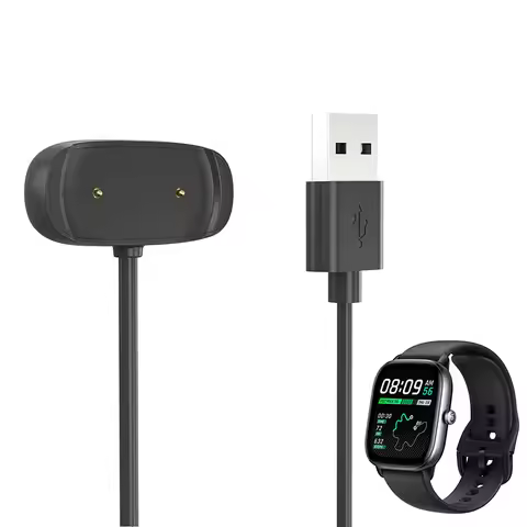 for Amazfit GTS 4 Mini Magnetic Charging Cable for Amazfit Bip 3 Pro Charger Cable 100CM