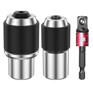 2Pcs Tap Socket Ratchet Tap Wrench 3/8 Inch Drive Hand Tool 6-1/4inch 1/4inch-1/2inch Tap Extractor 