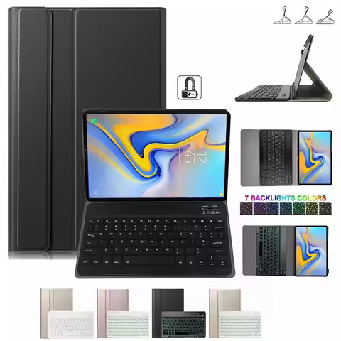 For Samsung Galaxy Tab A T590 T595 10.5 Inch Case, Tablets Keyboard Cover for Samsung Galaxy Tab A 1