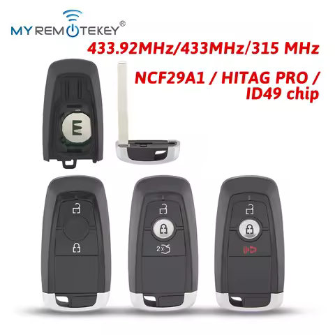 MYREMOTEKEY Smart Car Key Fob Remote Control HC3T-15K601-DB/M3N-A2C93142300/HS7T-15K601-DC ID49 Chip