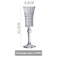 Whiskey Glass Wine Cup Creativity Transparent Cocktail Goblet Champagne Decorative Party Bar Coffee