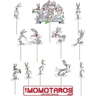 Bugs Bunny cake Topper set