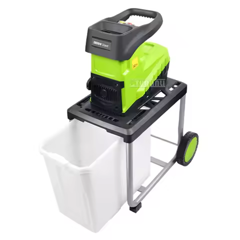 Garden Branch Shredder Electric Breaking Machine 2.8kw Tree Branch Crusher Electric Pulverizer Garde