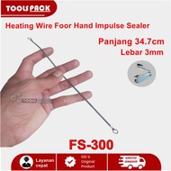 FS-300 Element Heating Wire Hand Impulse Sealer Heating Wire Element - Wire Only