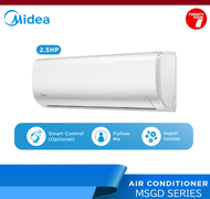 [ Delivered by Seller ] MIDEA 2.5HP Xtreme Dura R32 Non-Inverter Air Conditioner / Aircond / Air Cond MSGD-24CRN8
