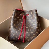 Original - LV Louis Vuitton Neonoe Neo Noe Monogram Red