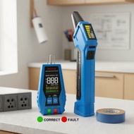 CBF01 Circuit Breaker & Wire Fault Tester, 120V US Plug, GFCI Outlet Check, Lock-On Indicator, Inclu