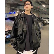 (BB47) Unisex street leatherJacket .(croptop)