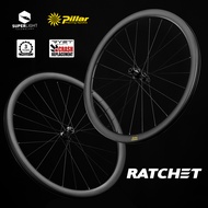 2023 LEXON RYET GRAVEL Carbon Wheelsets Disc Brake Ratchet Hub Tubeless Ready Wheels Center-Lock Or 