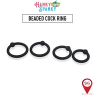 Stay Hard Beaded Cock Ring, Elastic Adult Male Penis Sex Toys