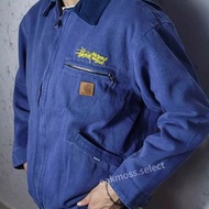 Stussy x Carhartt WIP Detroit Jacket J97聯名款美式潮流復古工裝水洗帆布夾克外套