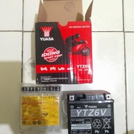 Aki Accu Motor Vario, Satria FU, TZ6V 6S Kapasitas 5 Ampere