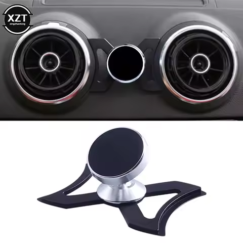 For Audi A3 Magnetic Phone Mount Compatible with Audi A3/S3/RS3 Smartphone Holder Metal Magnet Stand