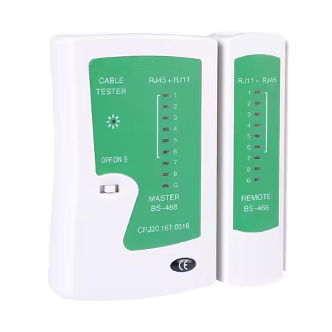 Portable Network Cable Tester Network Cable Testers RJ45 RJ11 LAN UTP Ethernet Line Networking Wire 