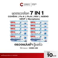 ชุดตรวจหาไวรัส 7สายพันธุ์ WILBUR 7in1 Covid-19 ไข้หวัดใหญ่ fiu A+B hMPV RSV+ADV ไมโครพาสม่า ผลตรวจเเ