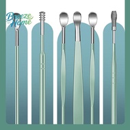 [miqin] 6 Pcs Ear Cleaner Kits Earpi Stis Earwax Remover Ear Pi Cleaning Ear Cleanser Spoon Earpi Be