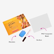 ARAS MEGA SET LATIH TUBI KHAT NASAKH - DARJAH TIGA KANAK-KANAK DEWASA PEN KHAT
