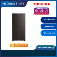 TOSHIBA GR-RS600WI-PMY(37) 530L SIDE-BY-SIDE INVERTER FRIDGE / REFRIGERATOR