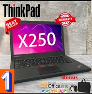 Laptop Lenovo Thinkpad x250 Intel Core i5 Gen 5 Ram 8 gb SSD 256 i7 i3 Second Bergaransi