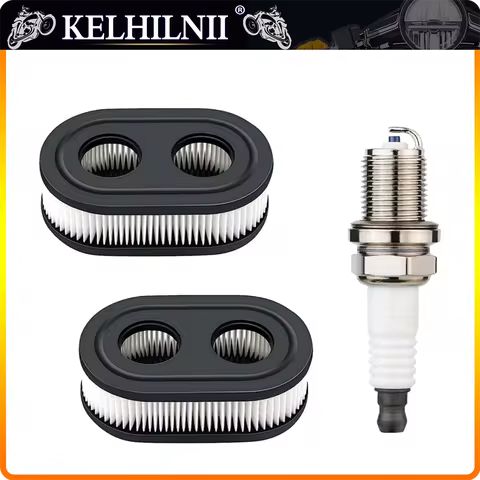 593260 798452 Air Filter with Spark Plug Replacement for Briggs Stratton Engines 500EX 550E 625EX 72