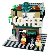Modular City Building Blocks Coffee Shop Set | Compatible with Lego City and all Major Brands Genera