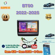 Combo OLEDPRO X4 android screen for Mazda BT50 2022-2025, with 9 inch protector and original car pow