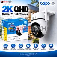 BuzzTech Tapo C520WS 2K QHD Outdoor CCTV Camera 360° WiFi IP66 Color Night Vision AI Detection