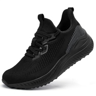 Slow Man Mens Walking Sneakers Wide Width Slip on Tennis Shoes,Lightweight Breathable Running Shoes,