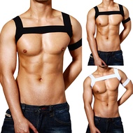 Sexy Mens Body Bondage Chest Strap Harness Suspenders Arm Band