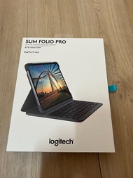 羅技 SLIM FOLIO PRO_鍵盤保護殼+贈送桌上型電扇