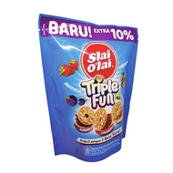 Slai Olai TRIPLE FUN - Biskuit Selai Buah - 72g POUCH