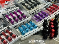 จุ๊บลม ล้อ RAYS ก้านลม ฝาปิดลม วาล์วลม วาว จุ๊บล้อ rays valve cap air stopper งานเทียบใช้ได้ทั้ง รถยนต์ มอไซ จุ้บล้อ