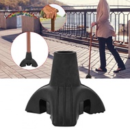 VBESTLIFE Cane Tip - Tripod Design Nonslip Rubber Replacement Foot Pad for Walking Canes Stable Thre