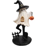 Halloween Spooky Figurine Resin Witch Hat Decor