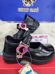 Gerry Gang รองเท้านักเรียนหญิง รองเท้านักเรียน รองเท้าคัทชู สีดำ รองเท้าหนังดำ ไซต์25-44 G6607 พร้อมบิล.
