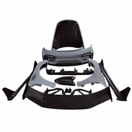 Customize car bumper For Porsche 718 Boxster Upgrade GT4RS Style Half Carbon Fiber Body Kit Front Bu