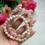 sakura agate bracelet